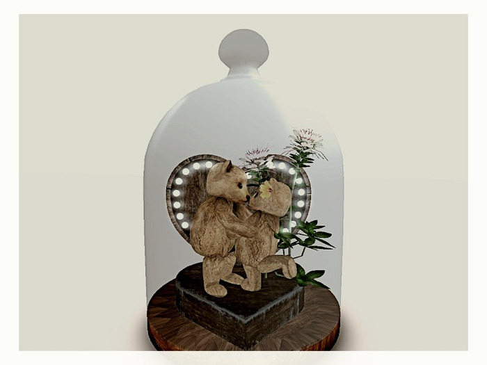 [AE] Gift Shop- Glass Encased Bear Essentials Collection  1