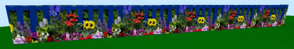 GARDEN FLOWERS FENCE IDEAS