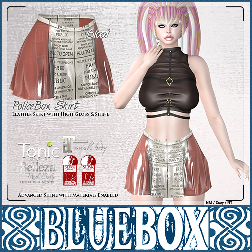 [BlueBox] PoliceBox Skirt (Version: Blood)