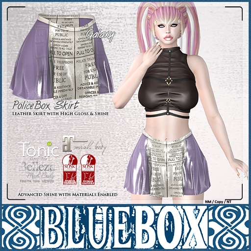 [BlueBox] PoliceBox Skirt (Version: Galaxy)