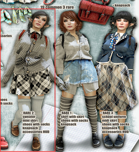 !gO! schoolgirl - Maitreya Lara - 2 RARE