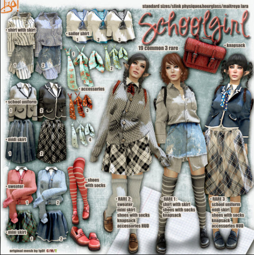 !gO! schoolgirl knapsack