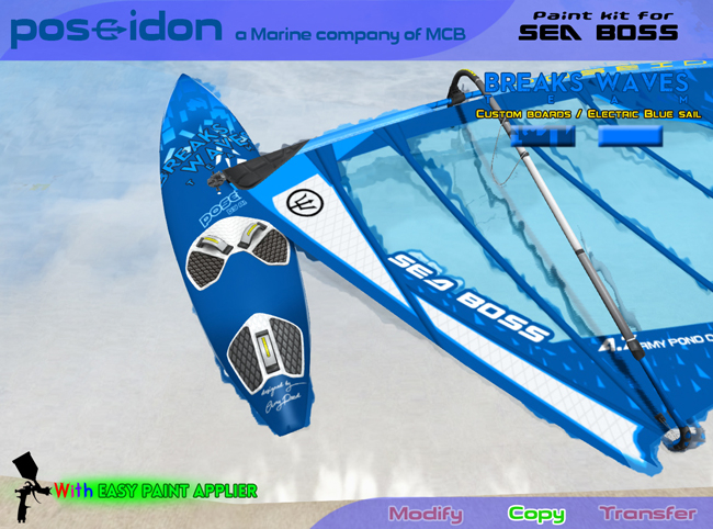 ::POSEIDON:: SEA BOSS RIDER - BREAKS WAVES TEAM - 3 TYPES OF BOARD - PAINT HUD APPLIER !