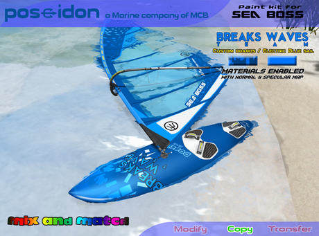 Second Life Marketplace - ::POSEIDON:: SEA BOSS RIDER - BREAKS WAVES ...