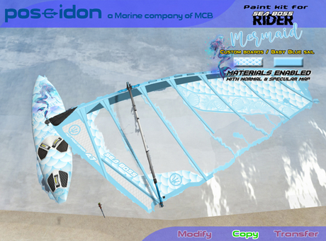 Second Life Marketplace - ::POSEIDON:: SEA BOSS RIDER - MERMAID - 3 ...