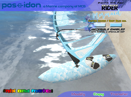 Second Life Marketplace - ::POSEIDON:: SEA BOSS RIDER - MERMAID - 3 ...