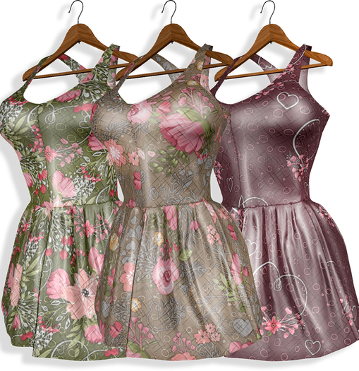 Bianca Sexy Mini 3 Colours, Texture Hud