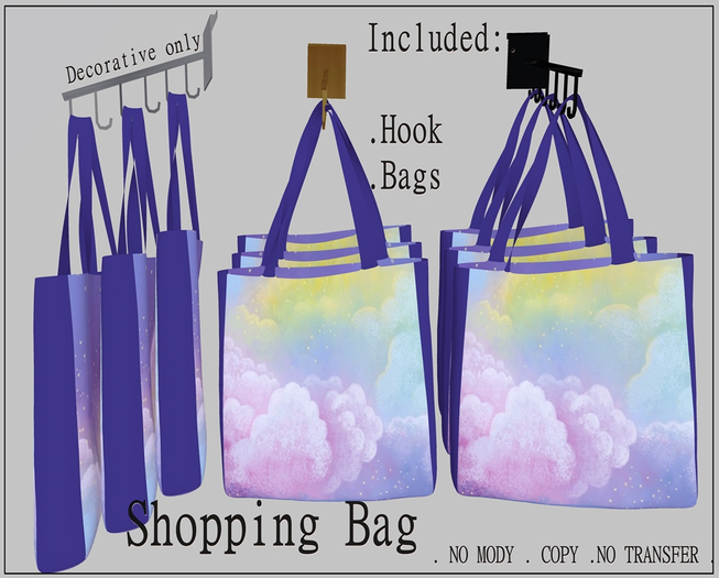 :: Believe :: Shopping Bag Lilac ::..