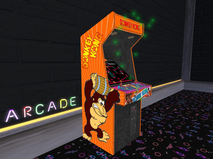 Arcade machine -  NO FLASH - Donkey Kong