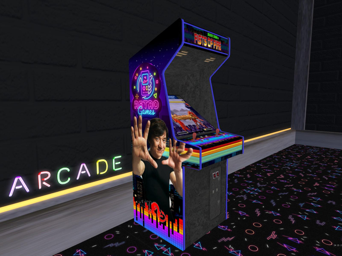 Arcade machine - NO FLASH - Fists of Fire