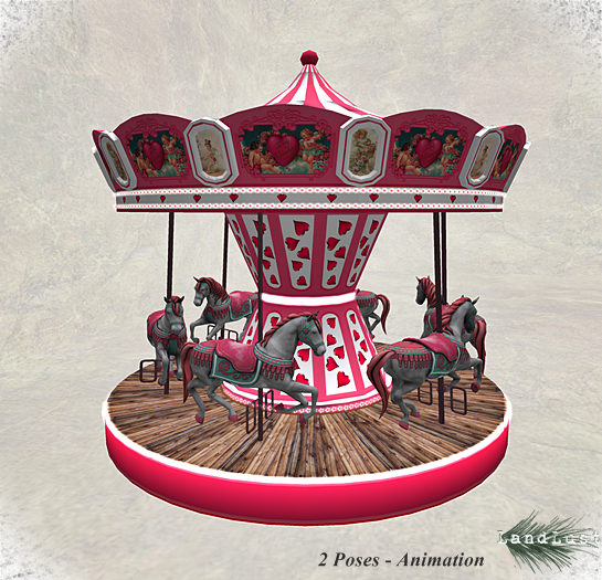 **LL** Vintage Valentine Carousel Style 2