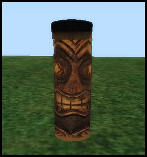 Tiki Wood (2 prims)