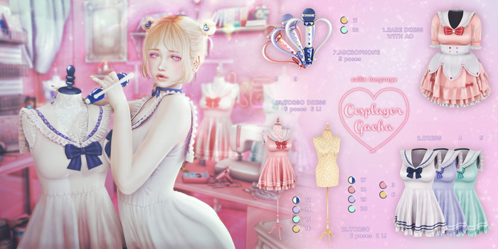 5. Sallie Language Cosplayer Dress mint