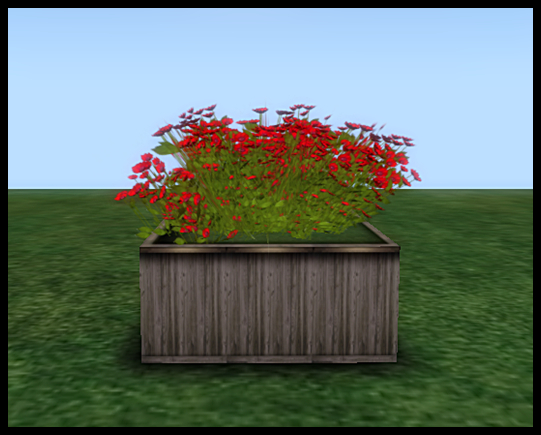 Plant - Tiki Pot with flower (3 prims)