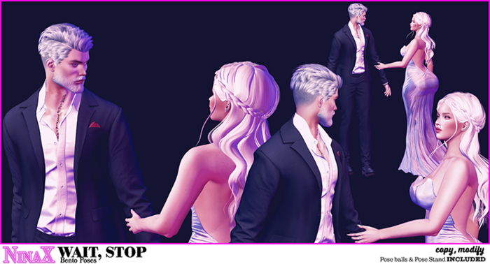 NinaX: Wait, Stop Couple Pose