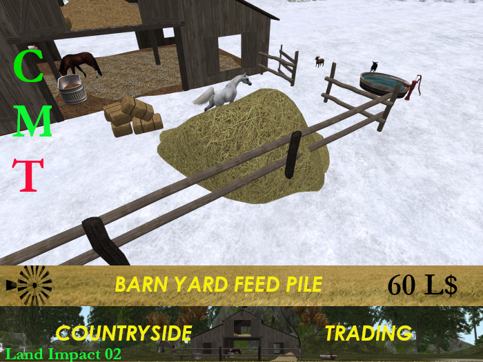 BARN YARD FEED PILE