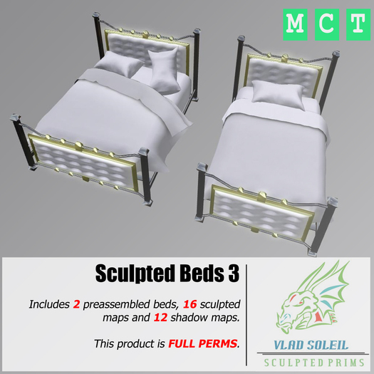 Sculpted Beds 3 [FULL PERMS]