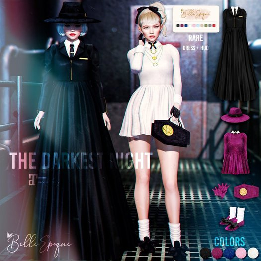 Belle Epoque { The Darkest Nights } Gloves Navy