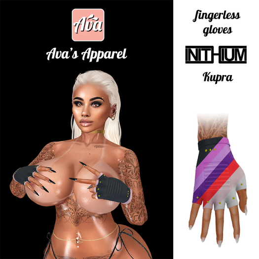 Ava's Apparel: Fingerless gloves - megapack (wear me)