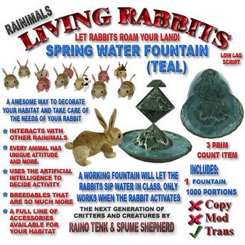 rabbit water fountain