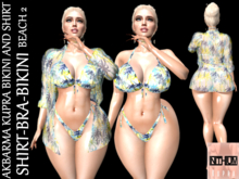 AKBARMA KUPRA BEACH 2 BIKINI AND SHIRT