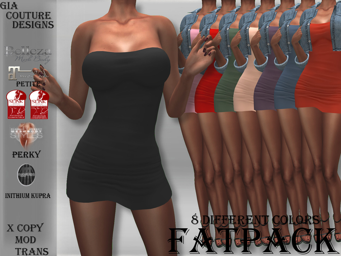 "GCD" Kay Strapless Dresses FAT PACK SALE