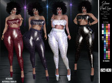 *PROMO Sheena pearlized Lace Tights * Top Set, Mega pack 60 colors for Inithium Kupra body , Materials enabled, sheer