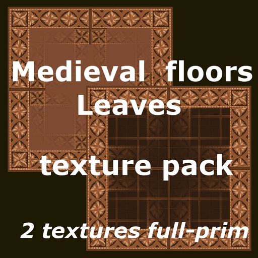 Medieval floors Leaves texture pack