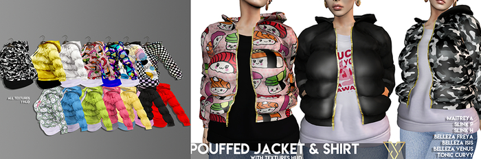 ::VOND:: POUFFED JACKET&SHIRT DEMO 