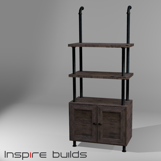Cabinet with book shelves