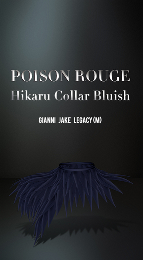 POISON ROUGE Hikaru Collar Bluish