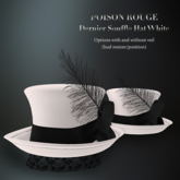 POISON ROUGE Dernier Souffle Hat White