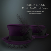 POISON ROUGE Dernier Souffle Hat Purple 