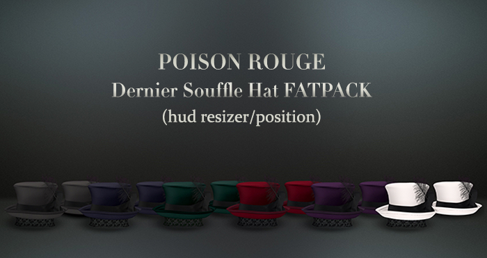 POISON ROUGE Dernier Souffle Hat FATPACK
