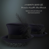 POISON ROUGE Dernier Souffle Hat Bluish