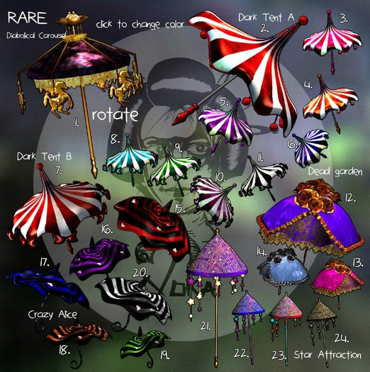14.Yokai - Dark Circus - Dead garden (slate gray)