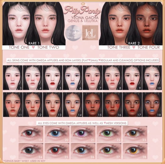 28 [ Pity Party ] Inhyeong Contacts {HalfGold}