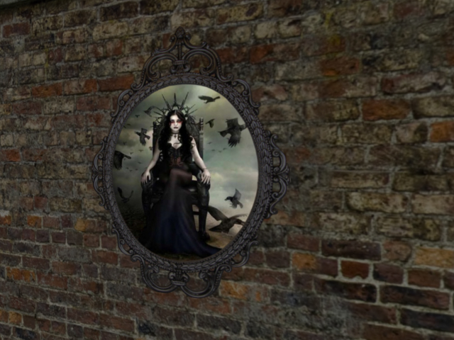 Queen Crow Wall Art Frame
