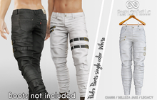 Pedro Male Pants White - Signature Gianni, Belleza Jake, Legacy - FashionNatic