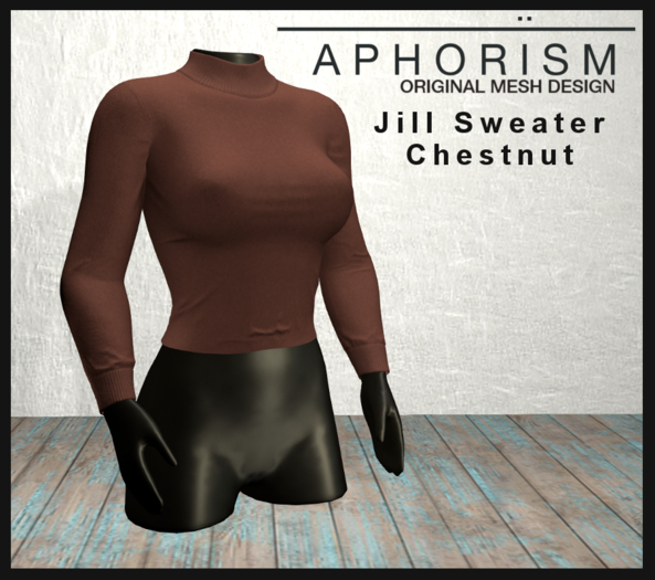 !APHORISM! - Jill Sweater Chestnut
