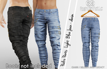 Pedro Male Pants Light Blue Jeans - Denim- Signature Gianni, Belleza Jake, Legacy- FashionNatic