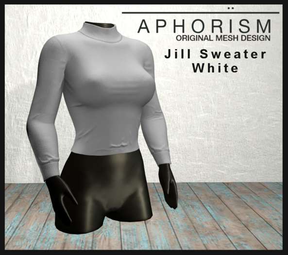 !APHORISM! - Jill Sweater White