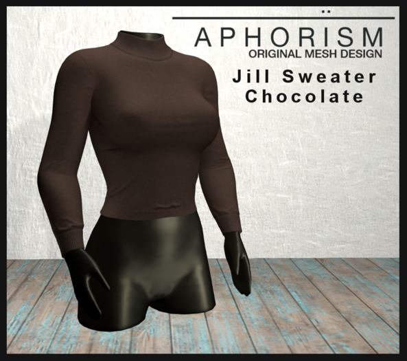 !APHORISM! - Jill Sweater Chocolate