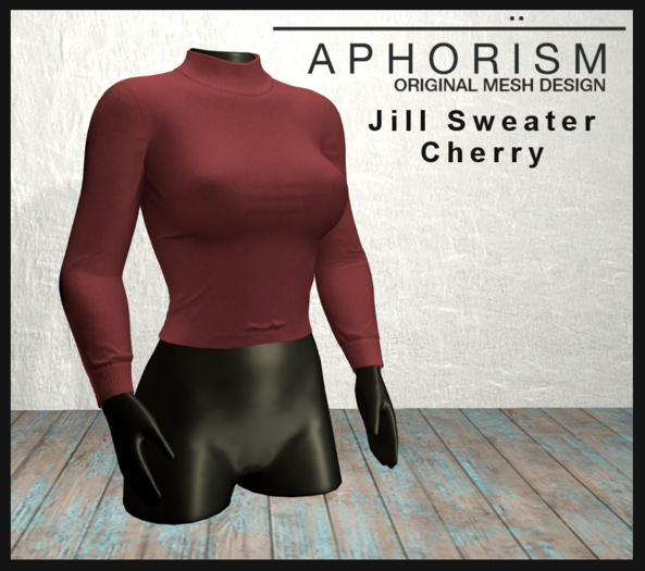 !APHORISM! - Jill Sweater Cherry