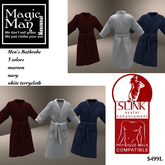 Slink Physique Men's Bathrobe 3 colors included -Box