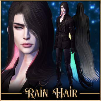 Second Life Marketplace - Raven Bell - Rain Hair [Solids]