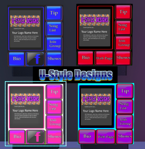 U-Style Performers Tip Board pink