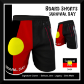 :: RUE :: Board Shorts - Survival Day
