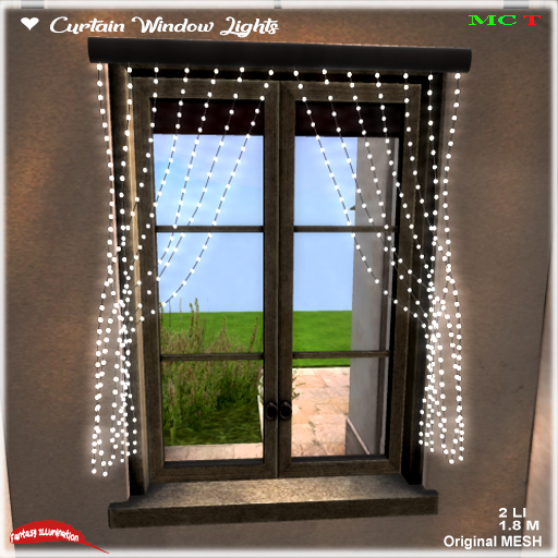 Curtain Lights  - Window Curtain Lights