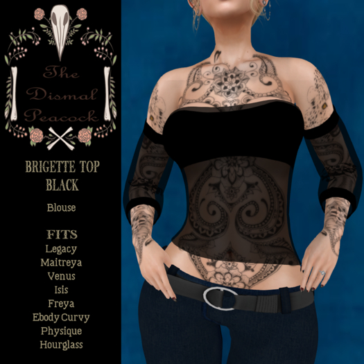 ::DP:: Brigette Black Top